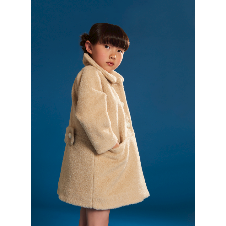 Teddy Bear Coat - Biscuit