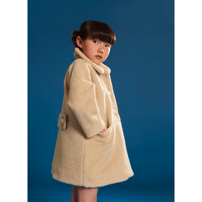 Teddy Bear Coat - Biscuit