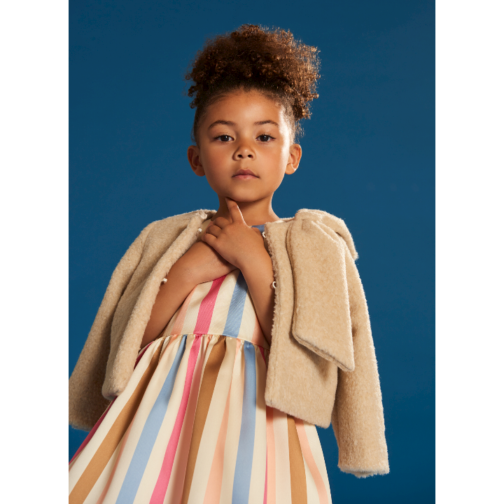Teddy Bear Jacket - Biscuit