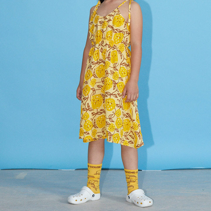 Happy house socks - yellow
