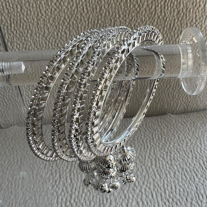 Adults Silver Hanging Bangles