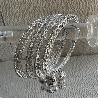 Adults Silver Hanging Bangles