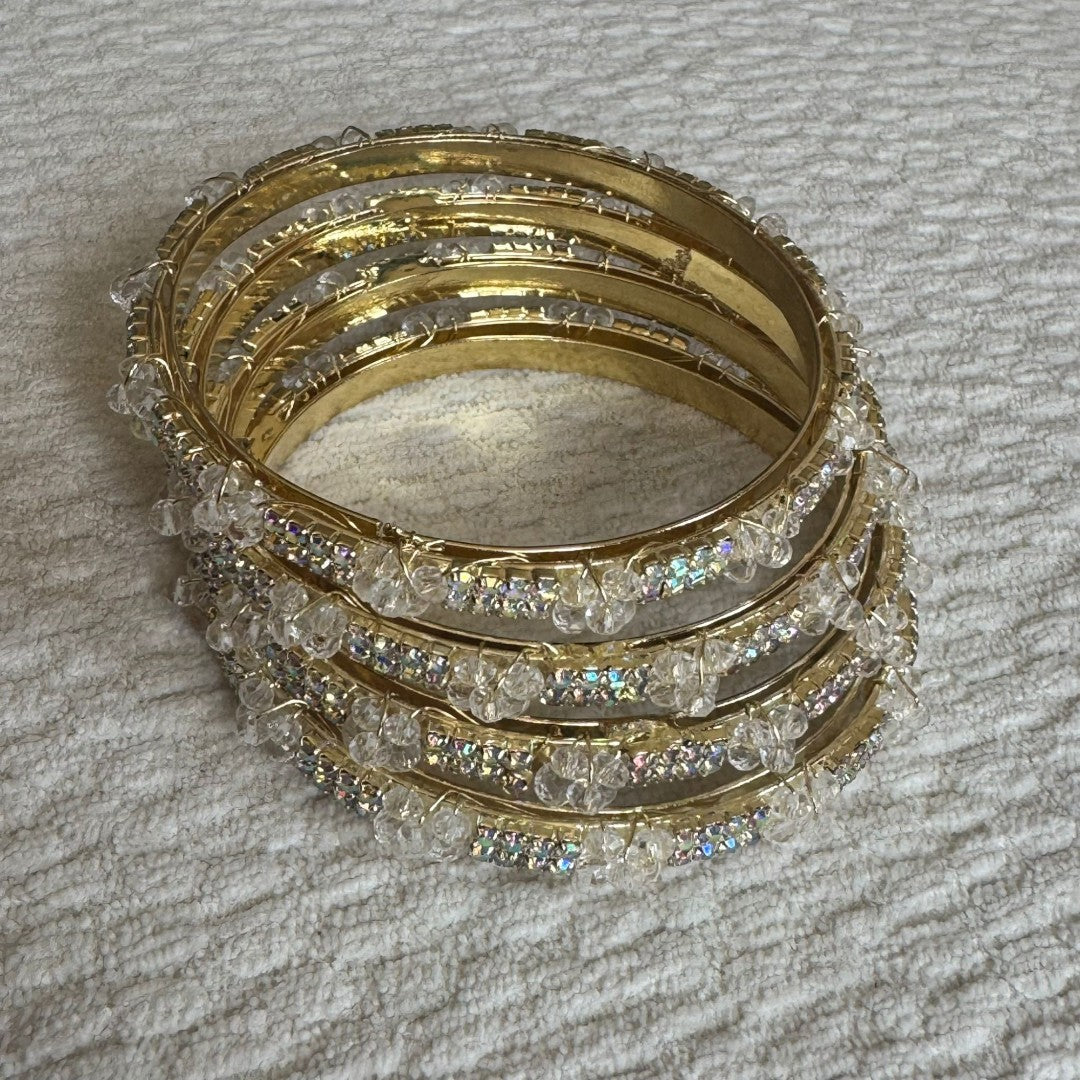 Adults Golden Stone Bangles
