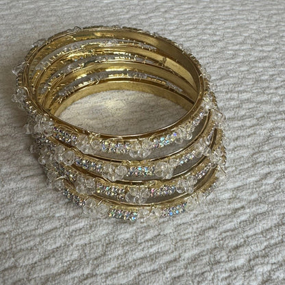 Adults Golden Stone Bangles