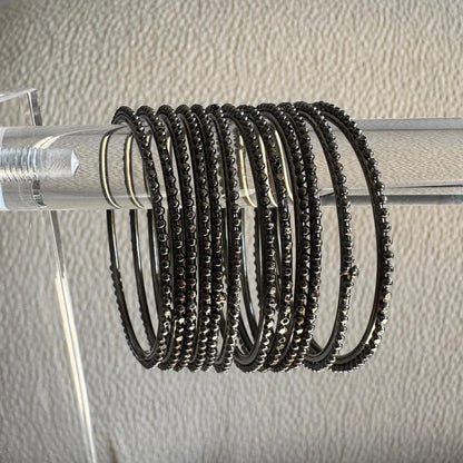 Black Metal Bangles