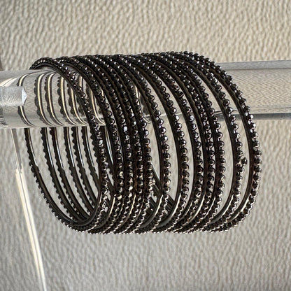 Black Metal Bangles