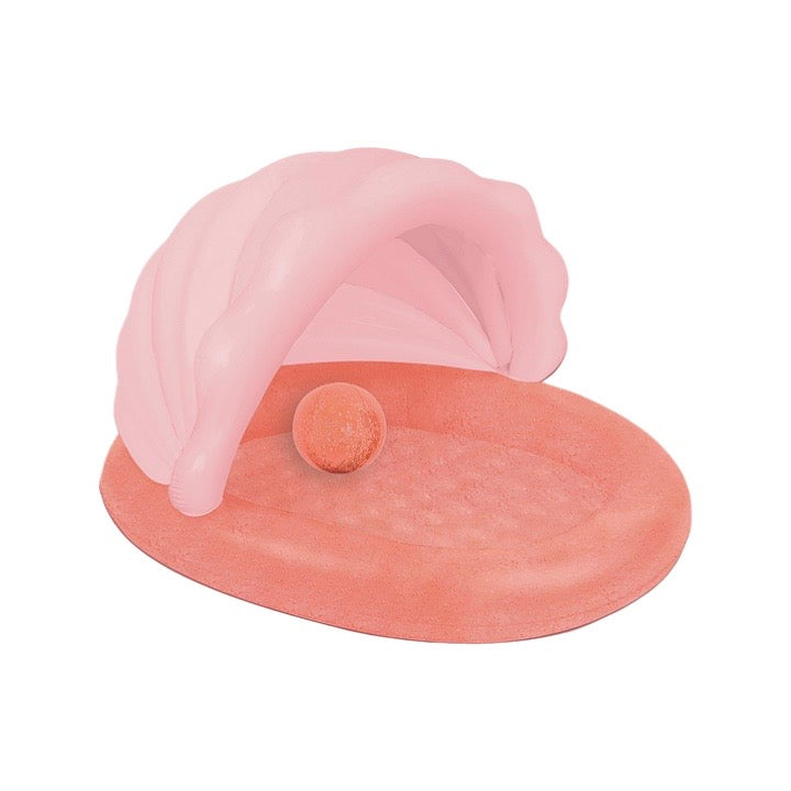 Kiddy Pool Shell Neon Coral