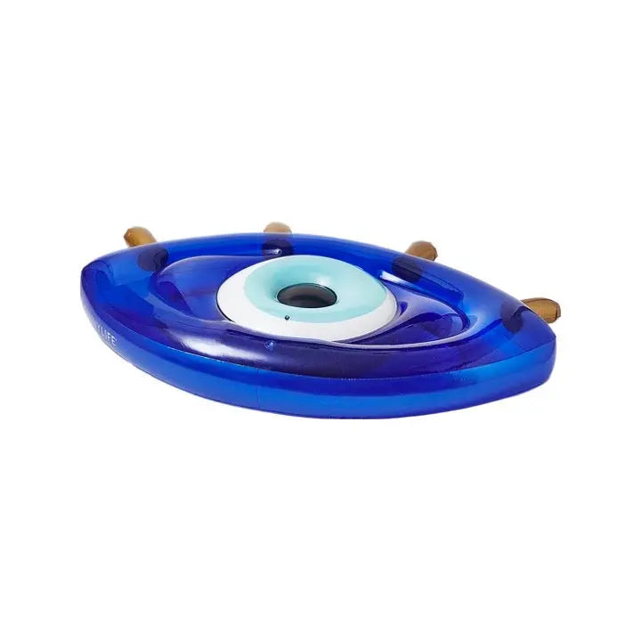 Luxe Lie-On Float Greek Eye Blue SUNNYLIFE AUSTRALIA