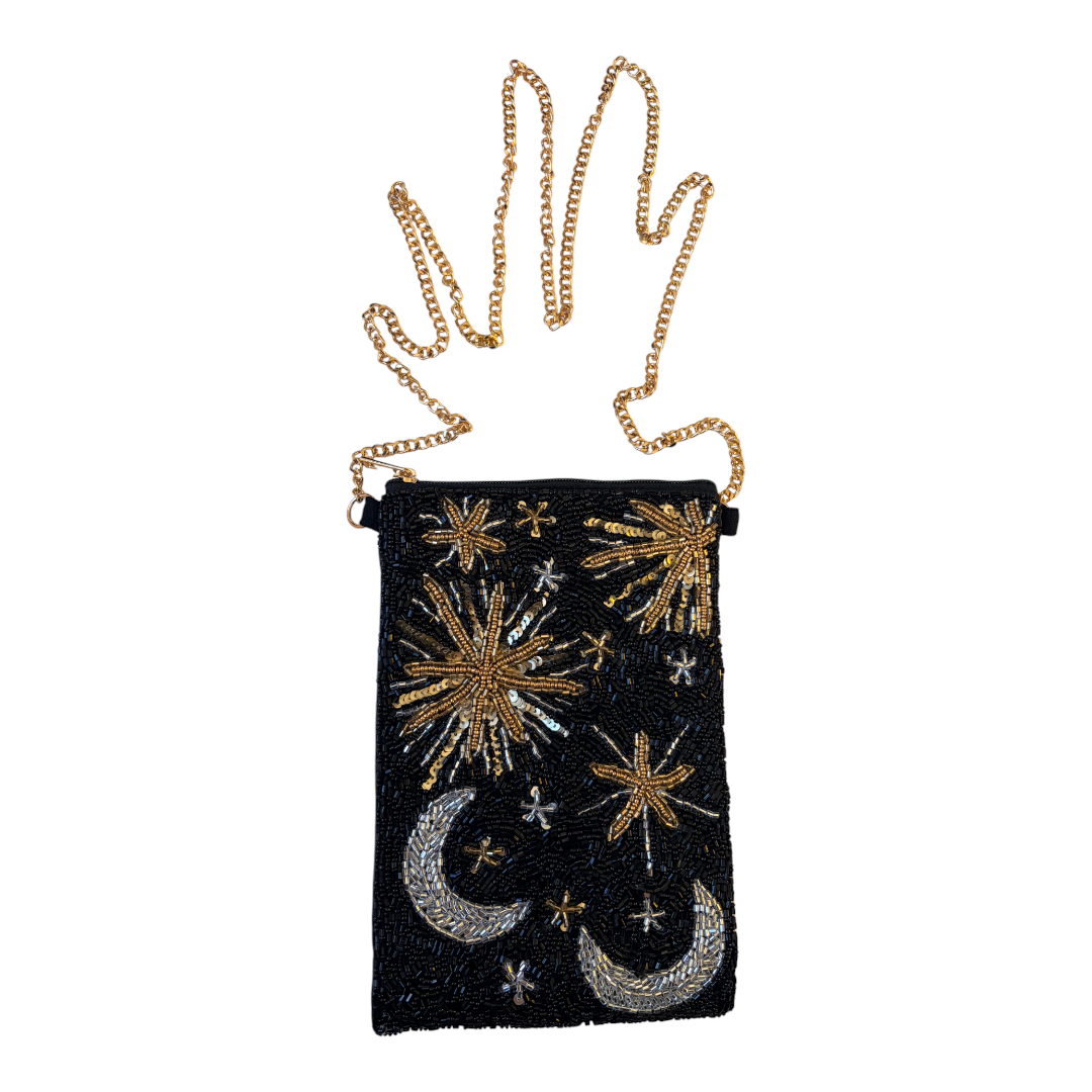 Stellar Pearl Noir Mini Bag