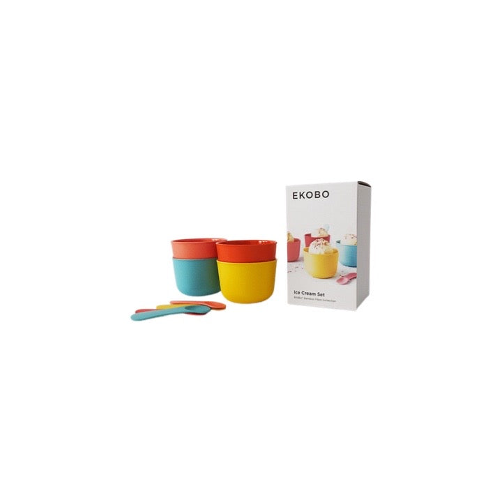 Bambino Ice Cream Set RETRO - Coral, Lagoon, Lemon, Tomato
