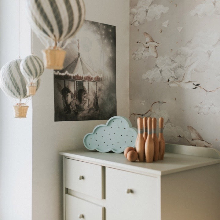 Cloud Table Lamp Sky Blue