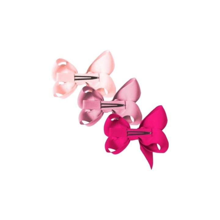 Pink Gift Set  of 3 Medium Boutique Bows