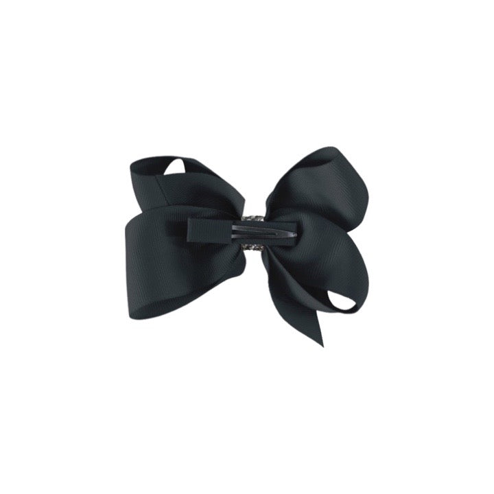 Black Glitter Large Boutique Bow