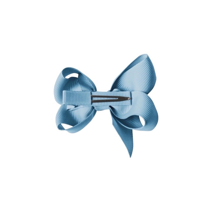 French Blue Medium Boutique Bow
