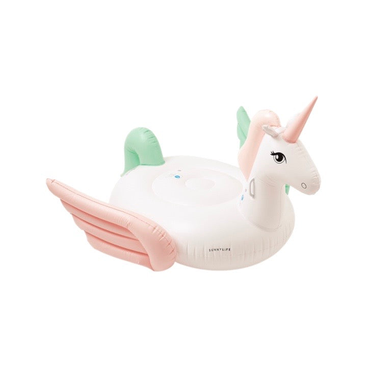 Luxe Ride-On Unicorn Coral Ombre