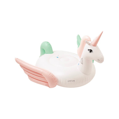 Luxe Ride-On Unicorn Coral Ombre