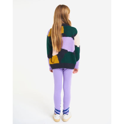 Spots Intarsia Cardigan