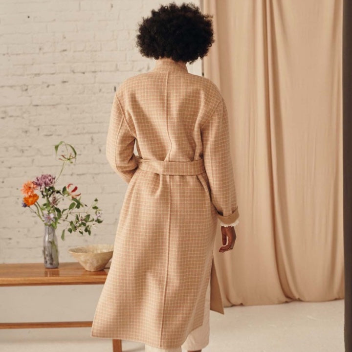 Women’s Sully Reversible Coat - Camel/blush