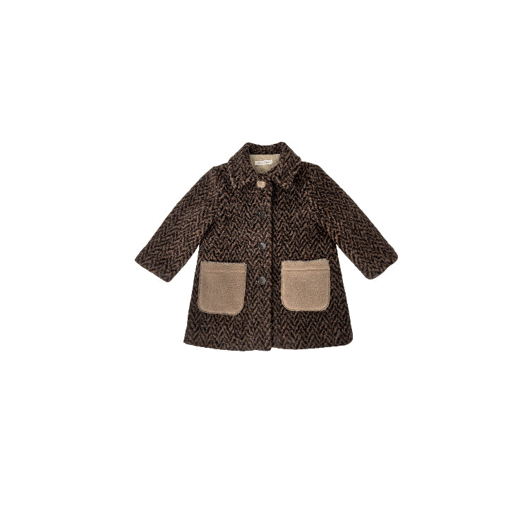 Brown Knitted Coat