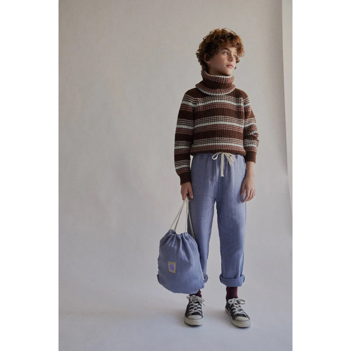 Miguel Pants Blue Stone