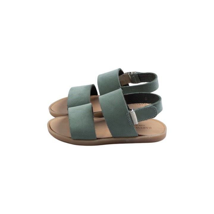 Mint Green Leather Sandal