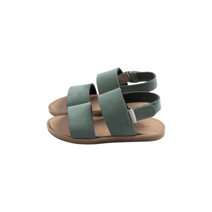 Mint Green Leather Sandal