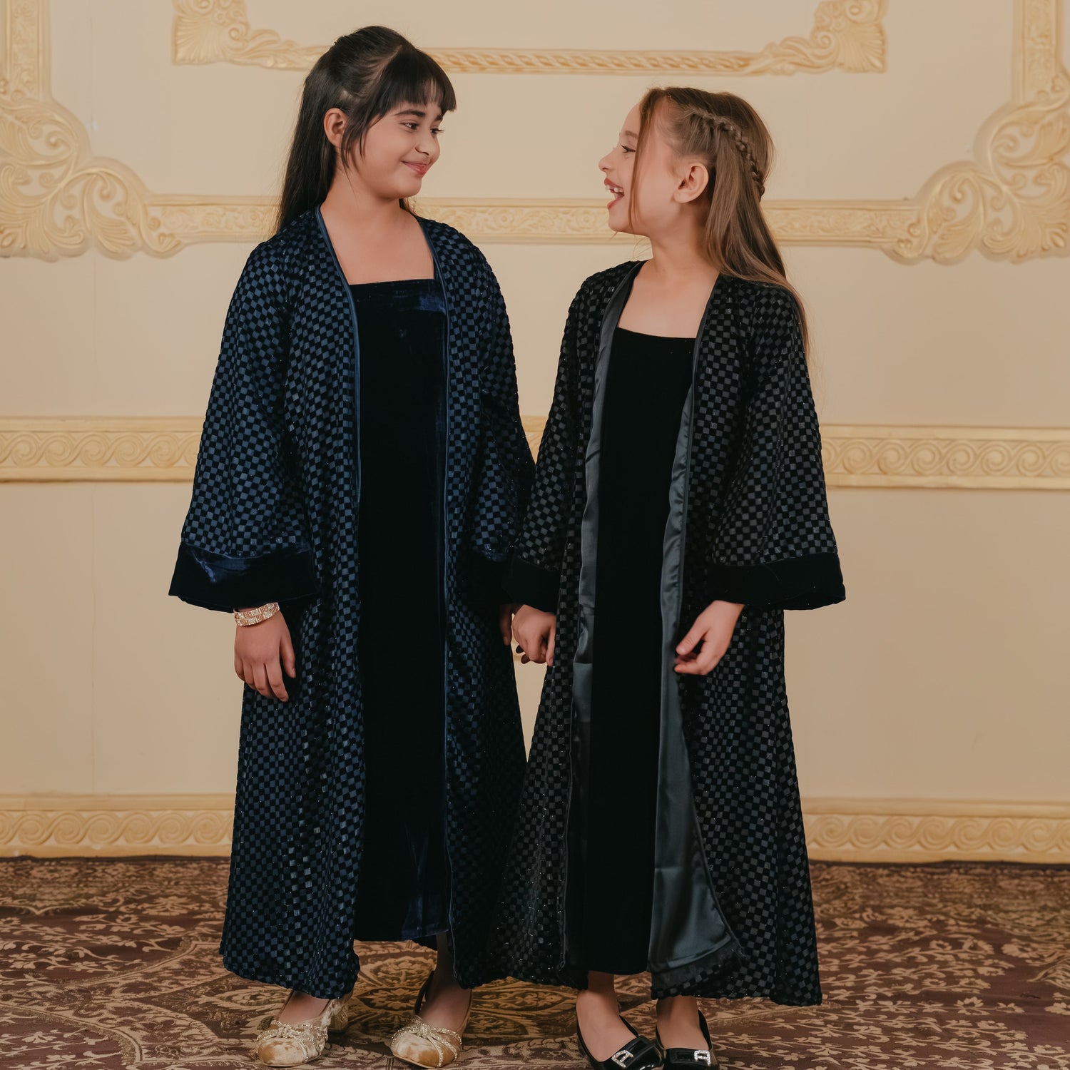 Sahra Noir Velvet Set