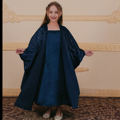 Noora Teal Bisht Set