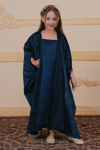 Noora Teal Bisht Set