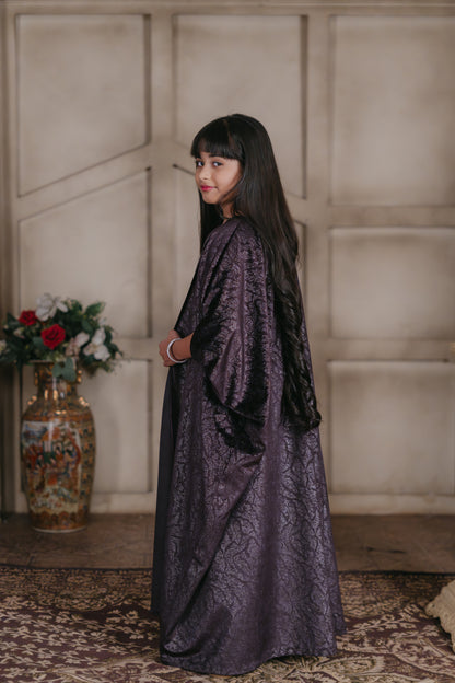 Layla Plum Shiney Bisht Set
