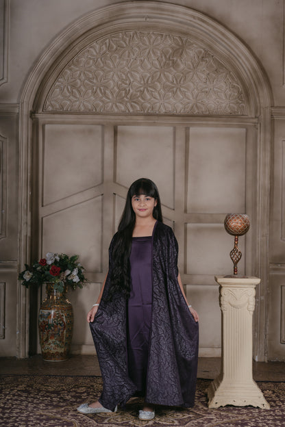 Layla Plum Shiney Bisht Set