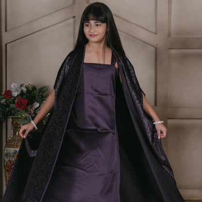 Layla Plum Shiney Bisht Set