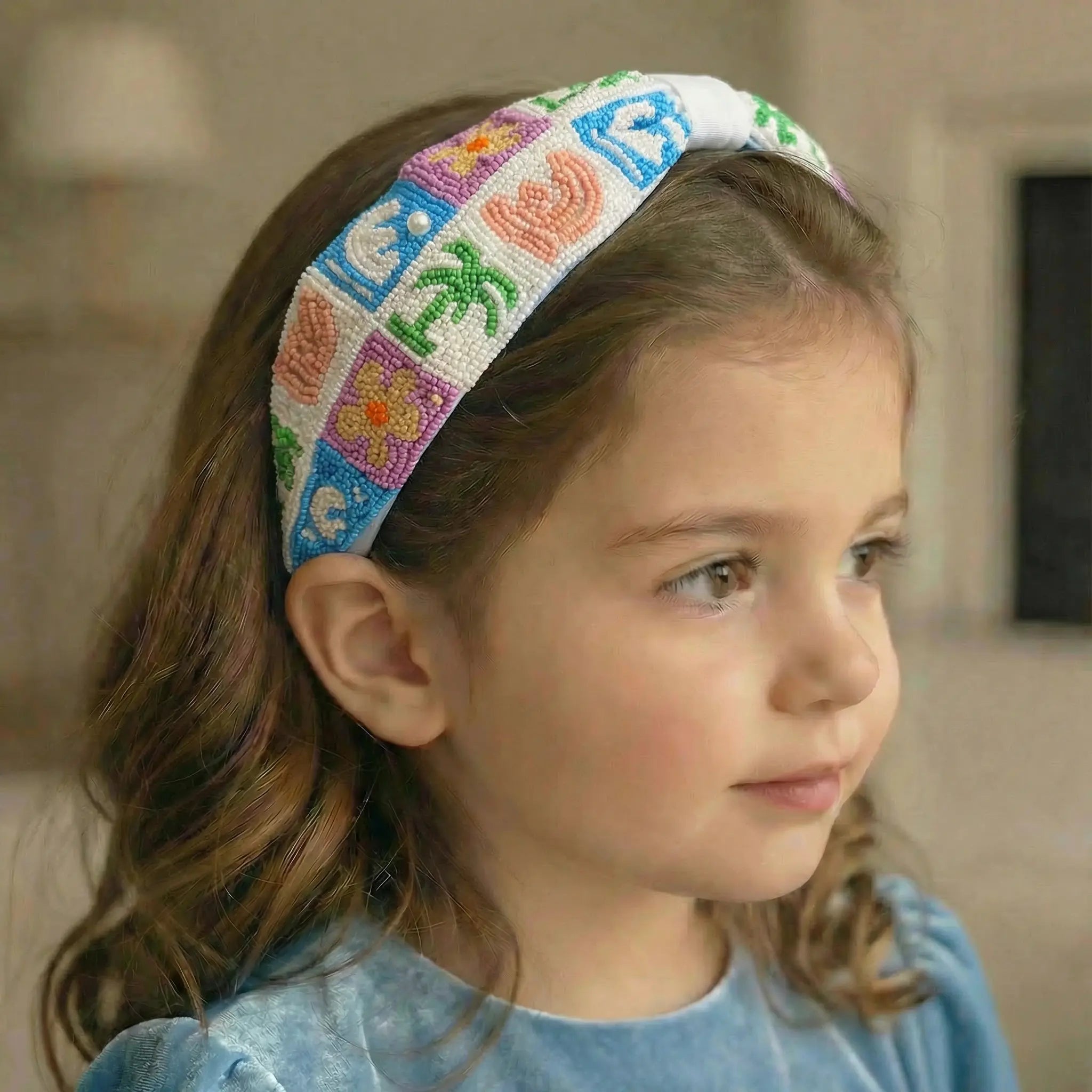 Laylat Bloom Beaded Headband LAYALEE