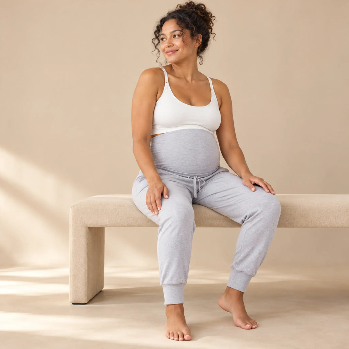 Hadley 2 Pack: 2 Pack OB Jogger — maternity lookbook, look 03