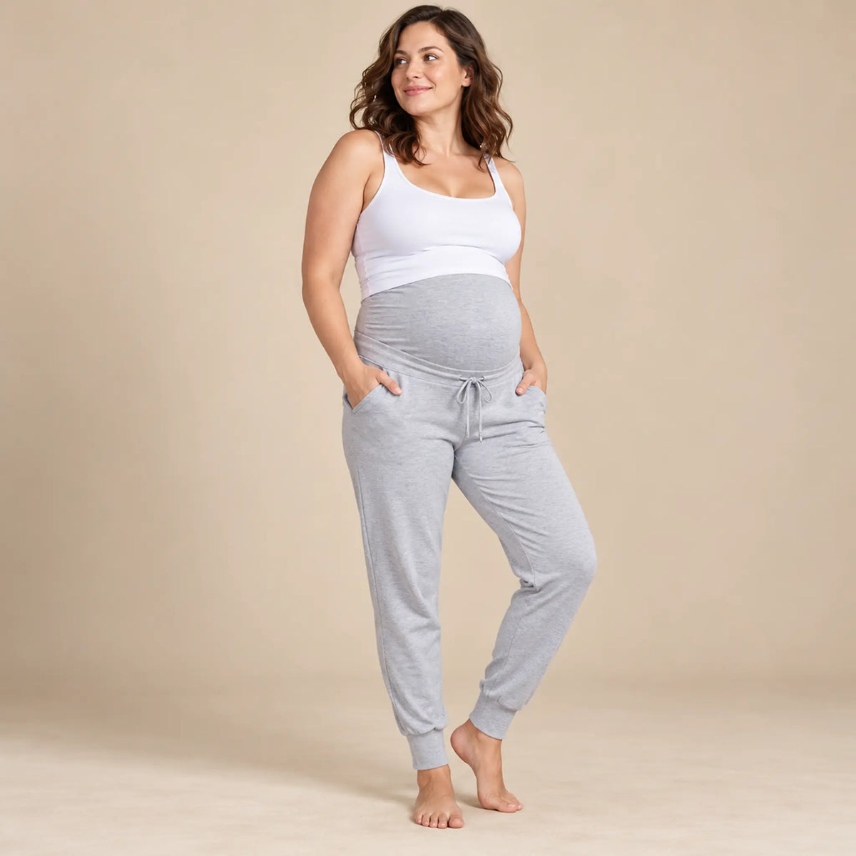 Hadley 2 Pack: 2 Pack OB Jogger — maternity lookbook, look 05