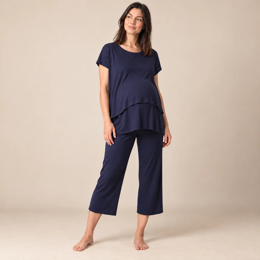 Breonna: Oversized Lift Up Pj Set — maternity lookbook, look 02