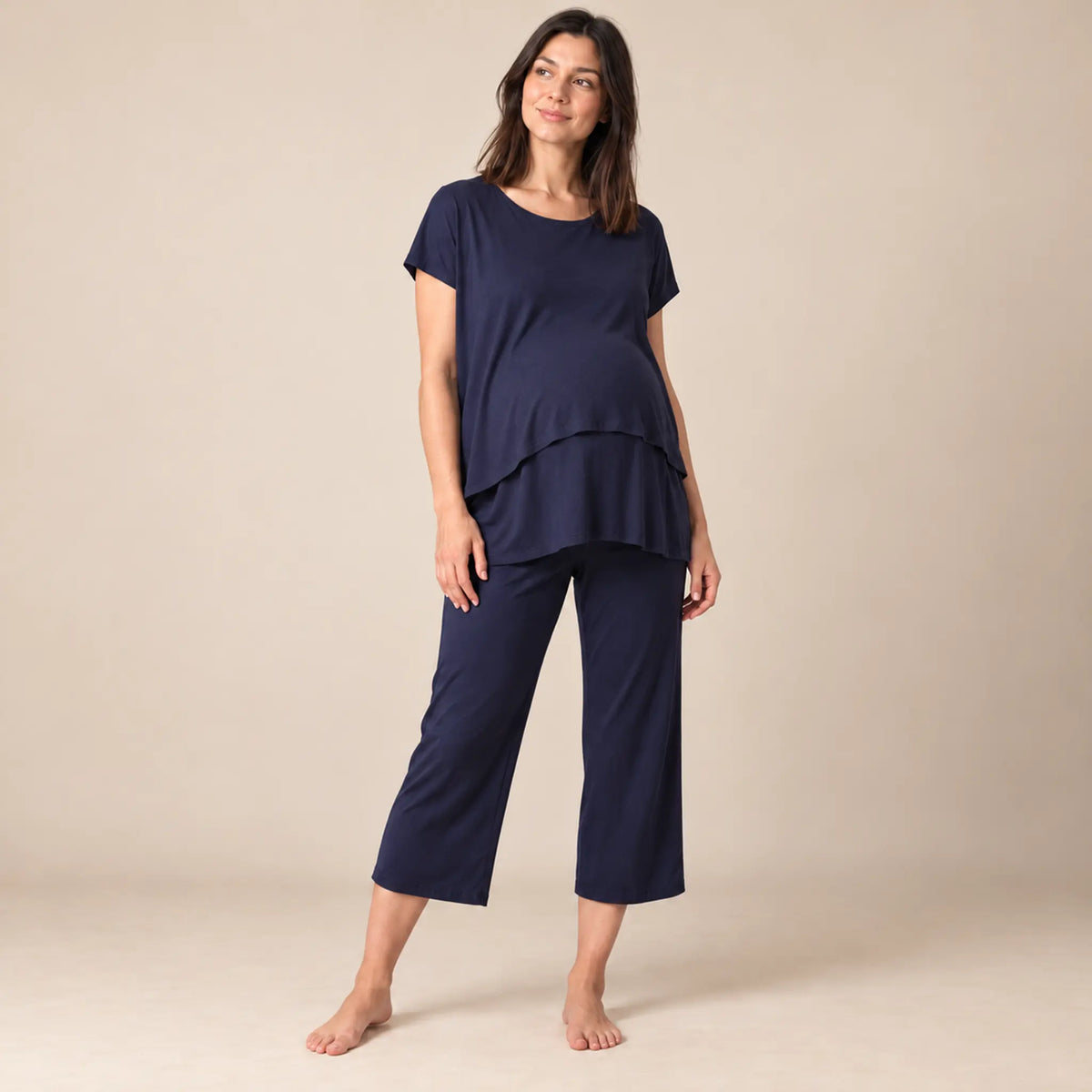Breonna: Oversized Lift Up Pj Set — maternity lookbook, look 02