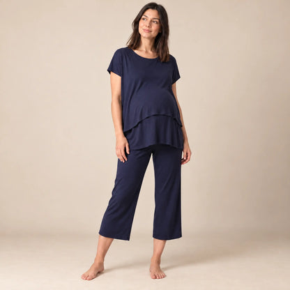 Breonna: Oversized Lift Up Pj Set — maternity lookbook, look 02