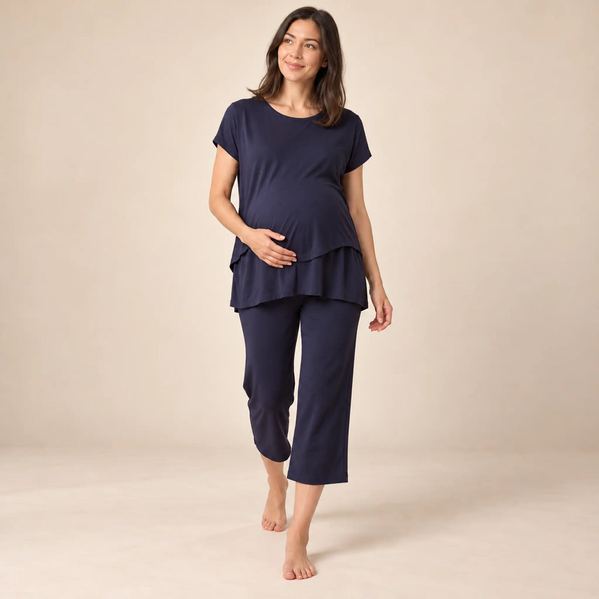 Breonna: Oversized Lift Up Pj Set — maternity lookbook, look 04