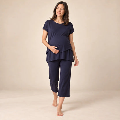 Breonna: Oversized Lift Up Pj Set — maternity lookbook, look 04