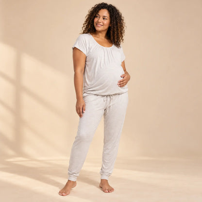 Karen: Nursing SS Loungewear 2Pc — maternity lookbook, look 04