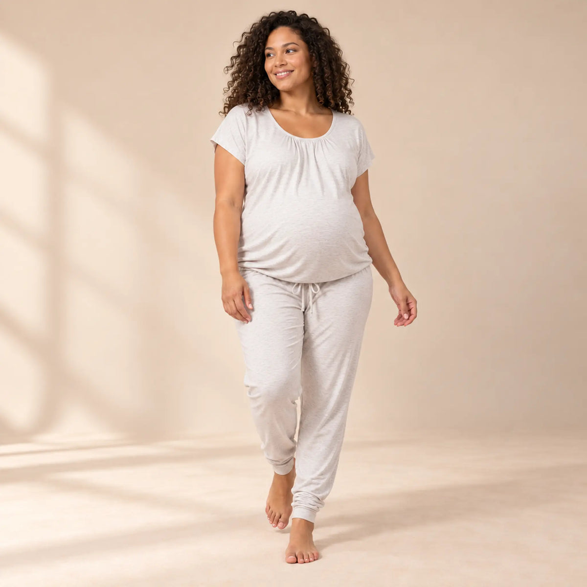 Karen: Nursing SS Loungewear 2Pc — maternity lookbook, look 05