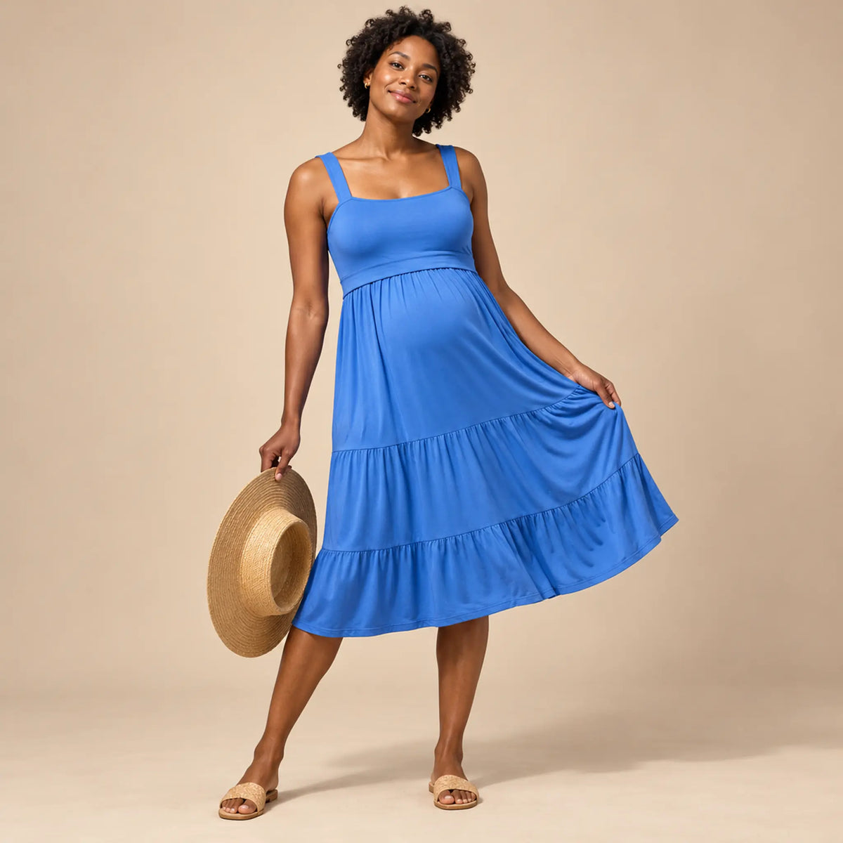 Lotte : Strappy Lift Up Midi — maternity lookbook, look 04