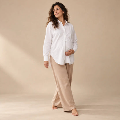 The Duo Shirt — maternity lookbook, look 03