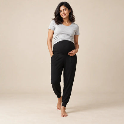 OONO easy pants — maternity lookbook, look 03