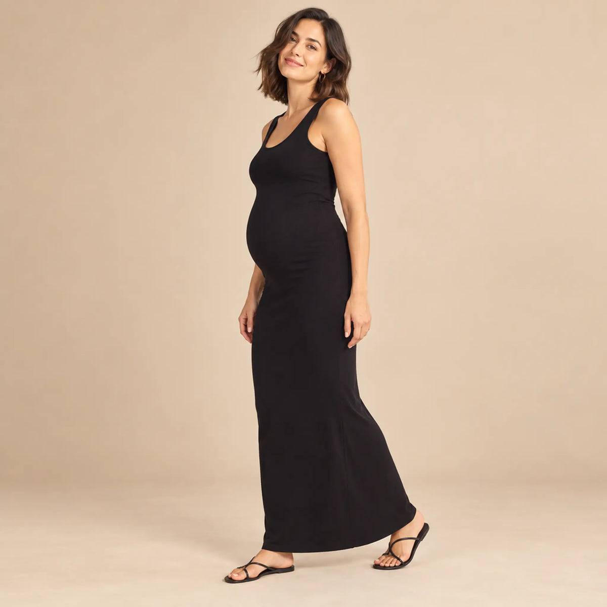 Millicent Maternity &amp; Nursing Maxi Dress — maternity lookbook, look 02