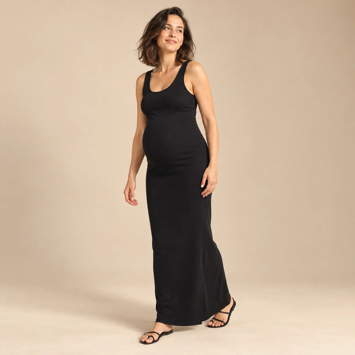 Millicent Maternity &amp; Nursing Maxi Dress — maternity lookbook, look 03