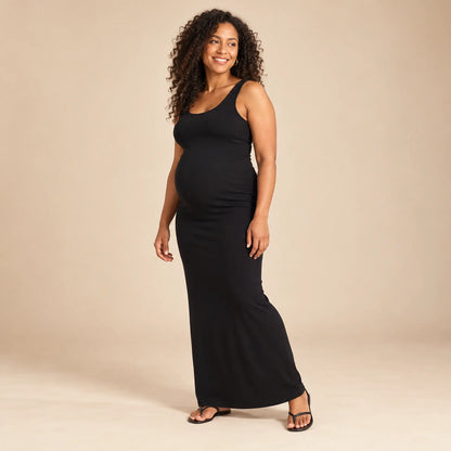 Millicent Maternity &amp; Nursing Maxi Dress — maternity lookbook, look 05