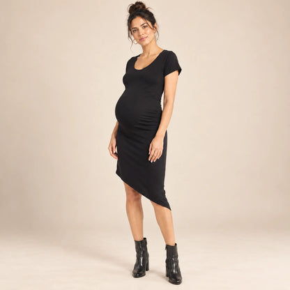 India Maternity T-Shirt Dress — maternity lookbook, look 01