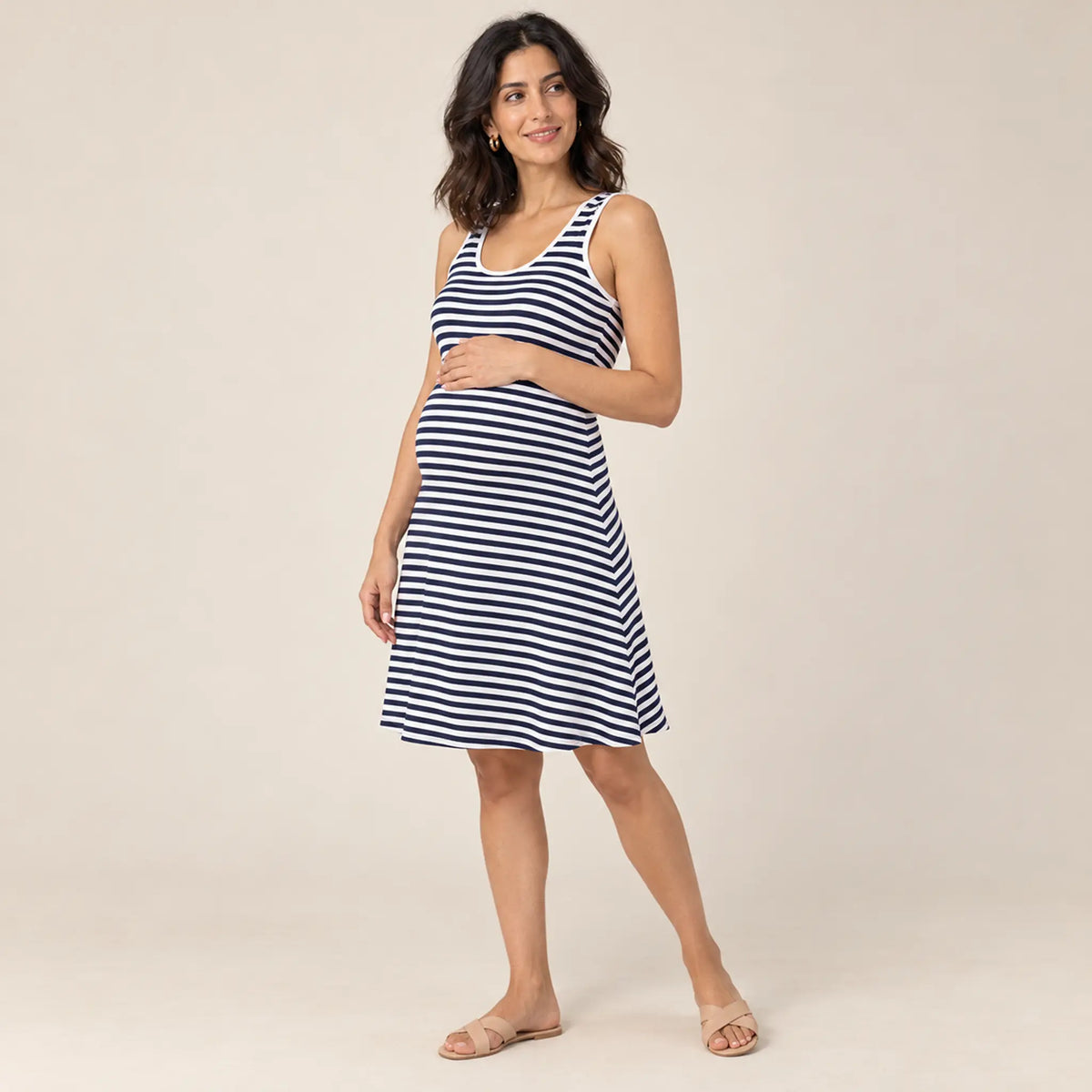 Zelma: 2 Pack Sleeveless Jersey Dress — maternity lookbook, look 01